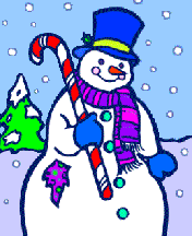 cheery snowman